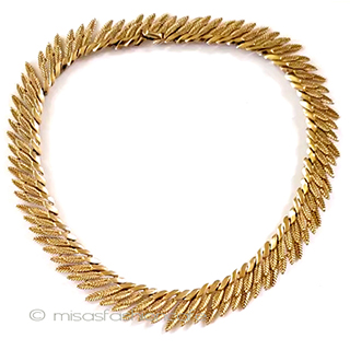 （画像用） Ｔｒｉｆａｒｉ　金の羽 トリファリ　ネックレス