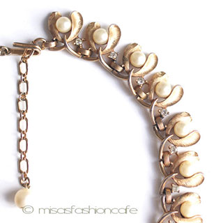 （画像用） Trifari　 トリファリ 宿り木　ネックレス