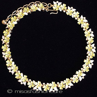 （画像用） Ｔｒｉｆａｒｉ　 トリファリ フラワー　ネックレス