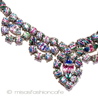 （画像用） アイリスガラス　ネックレス