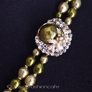 （画像用） アンティーク　ネックレス バロックパール　２連