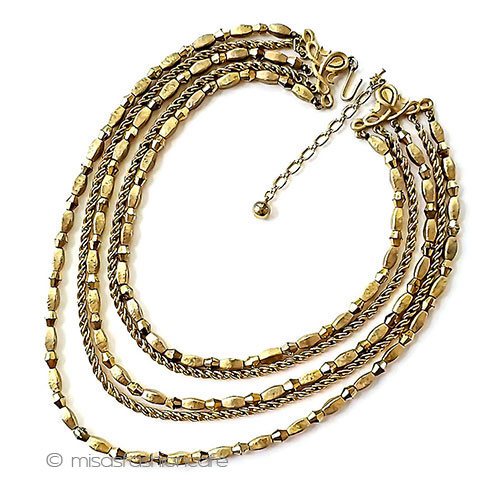 （画像用） Trifari　 トリファリ ５連　ネックレス