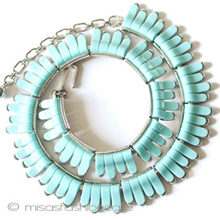 （画像用） Ｔｒｉｆａｒｉ　 トリファリ 水色　ネックレス