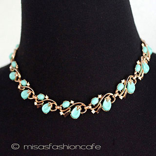 （画像用） Trifari　トリファリ ターコイズのベリー