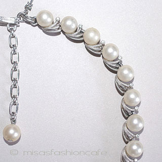 （画像用） Trifari　トリファリ 大パール・ ネックレス