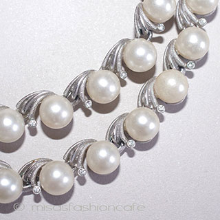 （画像用） Trifari　トリファリ 大パール・ ネックレス