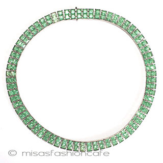 （画像用） JosephWiesnerNY クリスタルネックレス