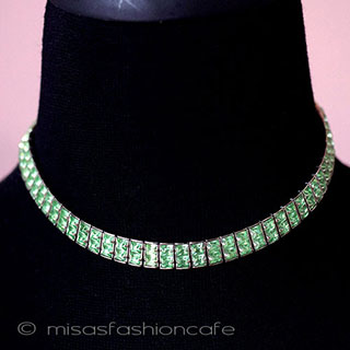 （画像用） JosephWiesnerNY クリスタルネックレス