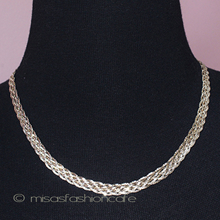 （画像用） 銀製スターリングシルバー　 Italy刻印 ネックレス