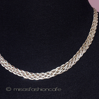 （画像用） 銀製スターリングシルバー　 Italy刻印 ネックレス