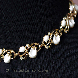 （画像用） Trifari　 トリファリ 花のつぼみ　ネックレス