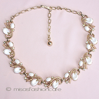 （画像用） Trifari　 トリファリ 花のつぼみ　ネックレス