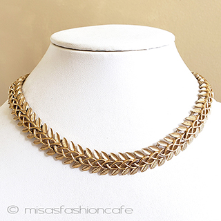 （画像用） Ｔｒｉｆａｒｉ　 トリファリ 金葉チェーン　ネックレス