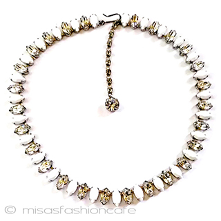 （画像用） ヴィンテージアクセサリー ガラス　ネックレス