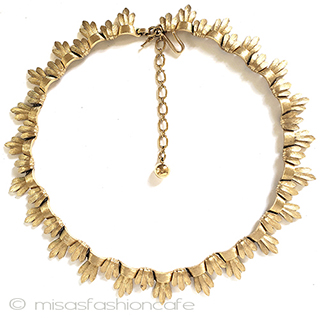 （画像用） Ｔｒｉｆａｒｉ　 トリファリ 金葉レース　ネックレス