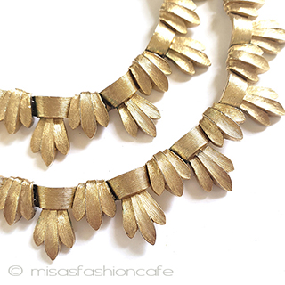 （画像用） Ｔｒｉｆａｒｉ　 トリファリ 金葉レース　ネックレス