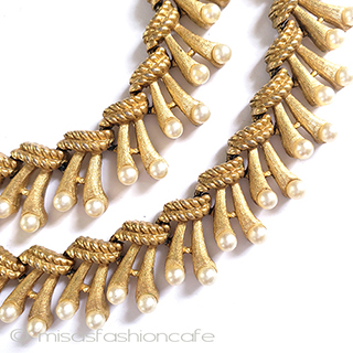 （画像用） Ｔｒｉｆａｒｉ　 トリファリ パール編み　ネックレス