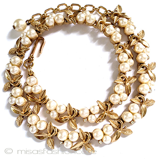 （画像用） Ｔｒｉｆａｒｉ　 トリファリ パールの実　ネックレス