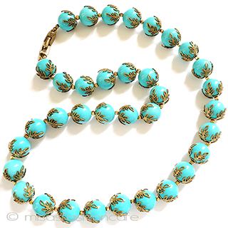 （画像用） Ｔｒｉｆａｒｉ　 トリファリ ターコイズ　ネックレス