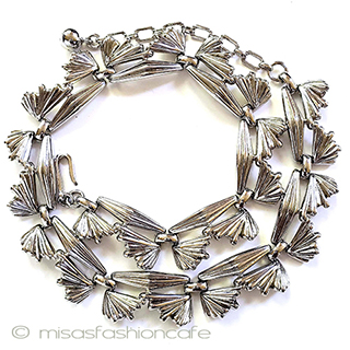 （画像用） TRIFARI　 トリファリ 銀リボン　ネックレス