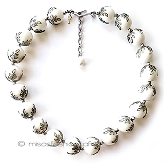 （画像用） ヴィンテージアクセサリー Trifariトリファリ　銀葉