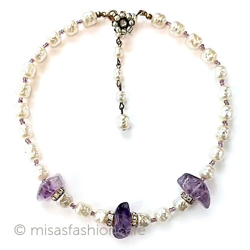 （画像用） ミリアムハスケル　 刻印 バロックパール&天然石