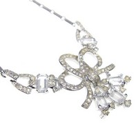 （画像用） クラウンTrifari　 レアSterlingネックレス