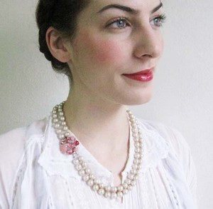 （画像用） Castlecliff グラスパール豪華ネックレス