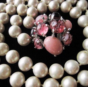 （画像用） Castlecliff グラスパール豪華ネックレス