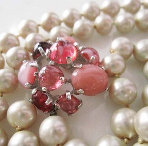 （画像用） Castlecliff グラスパール豪華ネックレス