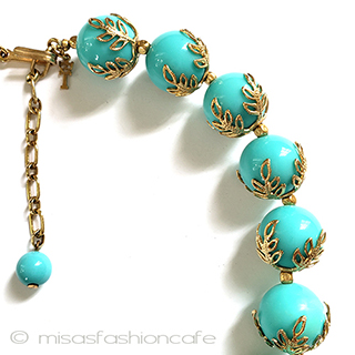 （画像用） Ｔｒｉｆａｒｉ　 トリファリ ターコイズ　ネックレス