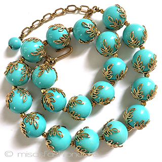 （画像用） Ｔｒｉｆａｒｉ　 トリファリ ターコイズ　ネックレス