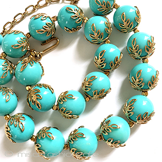 （画像用） Ｔｒｉｆａｒｉ　 トリファリ ターコイズ　ネックレス