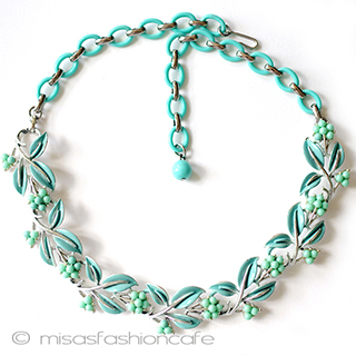 （画像用） ＣＯＲＯ　ネックレス ターコイズのお花