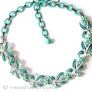 （画像用） ＣＯＲＯ　ネックレス ターコイズのお花