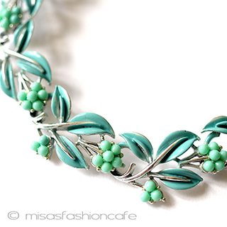 （画像用） ＣＯＲＯ　ネックレス ターコイズのお花