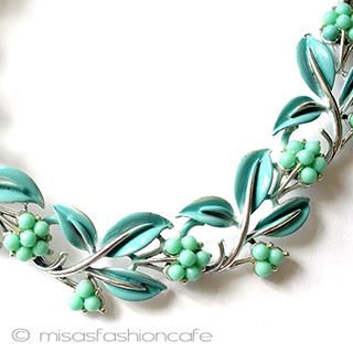 （画像用） ＣＯＲＯ　ネックレス ターコイズのお花