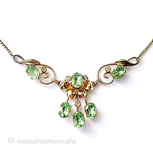 （画像用） アンティークネックレス 12Kgf　VanDell刻印