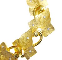 （画像用） 金のアイビー　ネックレス