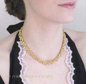 （画像用） Trifari　トリファリ ゴールドリーフ　ネックレス