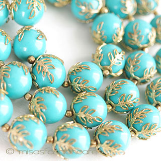 （画像用） Ｔｒｉｆａｒｉ　 トリファリ ターコイズ ネックレス