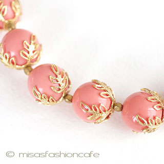 （画像用） Ｔｒｉｆａｒｉ　 トリファリ 金葉コーラル ネックレス