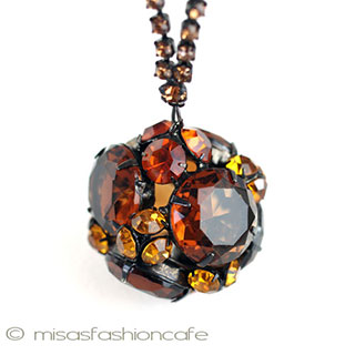 （画像用） グラスボール　ネックレス