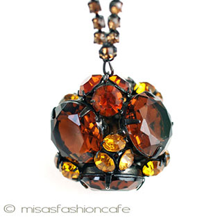 （画像用） グラスボール　ネックレス