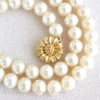 （画像用） Trifari　トリファリ パール　ネックレス