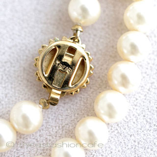 （画像用） Trifari　トリファリ パール　ネックレス