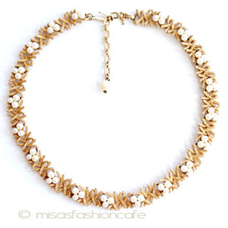 （画像用） Ｔｒｉｆａｒｉ　 トリファリ パール　松　ネックレス