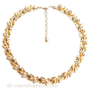 （画像用） ヴィンテージジュエリー　 トリファリ　どんぐり