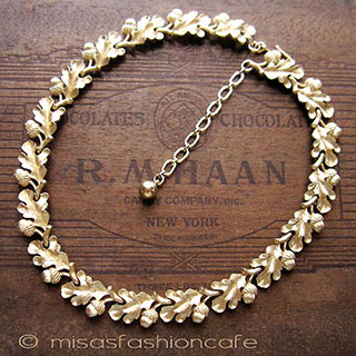 （画像用） ヴィンテージジュエリー　 トリファリ　どんぐり