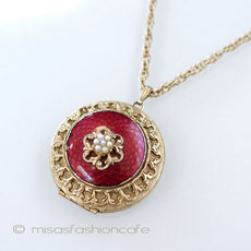 （画像用） ロケット ペンダントネックレス